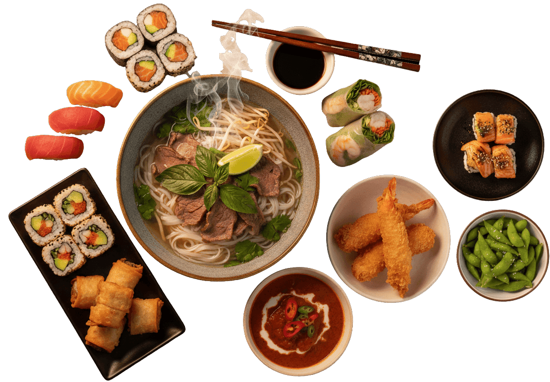 Vietnamesische und Japanische Küche - Pho, Sushi und traditionelle Gerichte bei AsiaViet München
